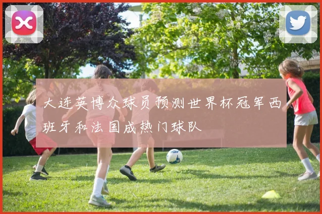 大连英博众球员预测世界杯冠军西班牙和法国成热门球队